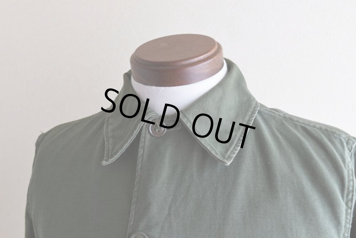 画像8: 1960s US.ARMY OG107 ユーティリティシャツ　 "2nd"　 表記14 1/2×32  (8)