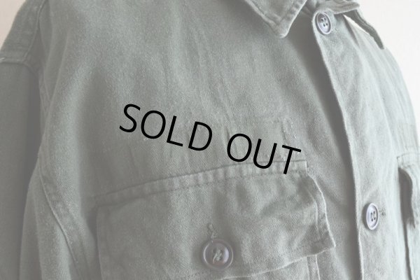 画像10: 1960s US.ARMY OG107 ユーティリティシャツ　 "1st後期"　 表記MEDIUM 