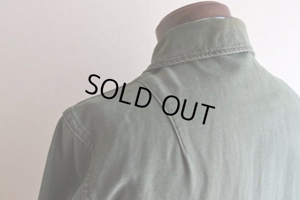 画像14: 1960s US.ARMY OG107 ユーティリティシャツ  "2nd"  表記14 1/2×32