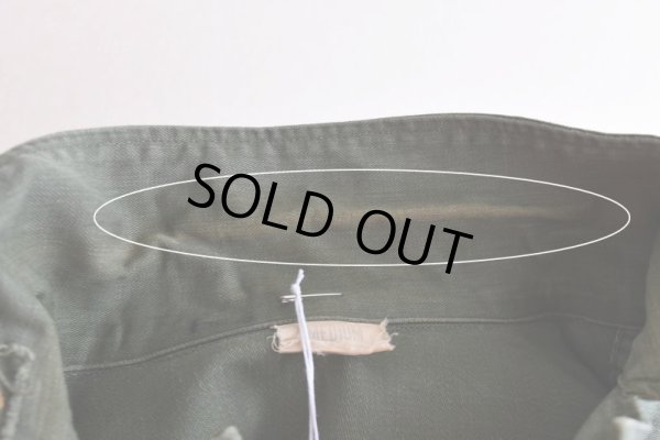 画像19: 1960s US.ARMY OG107 ユーティリティシャツ　 "1st後期"　 表記MEDIUM 