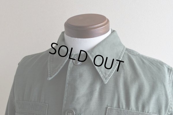 画像8: 1960s US.ARMY OG107 ユーティリティシャツ　 "3rd"　 表記14 1/2×31 