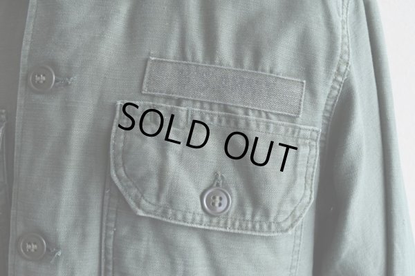 画像10: 1960s US.ARMY OG107 ユーティリティシャツ　 "3rd"　 表記14 1/2×31 