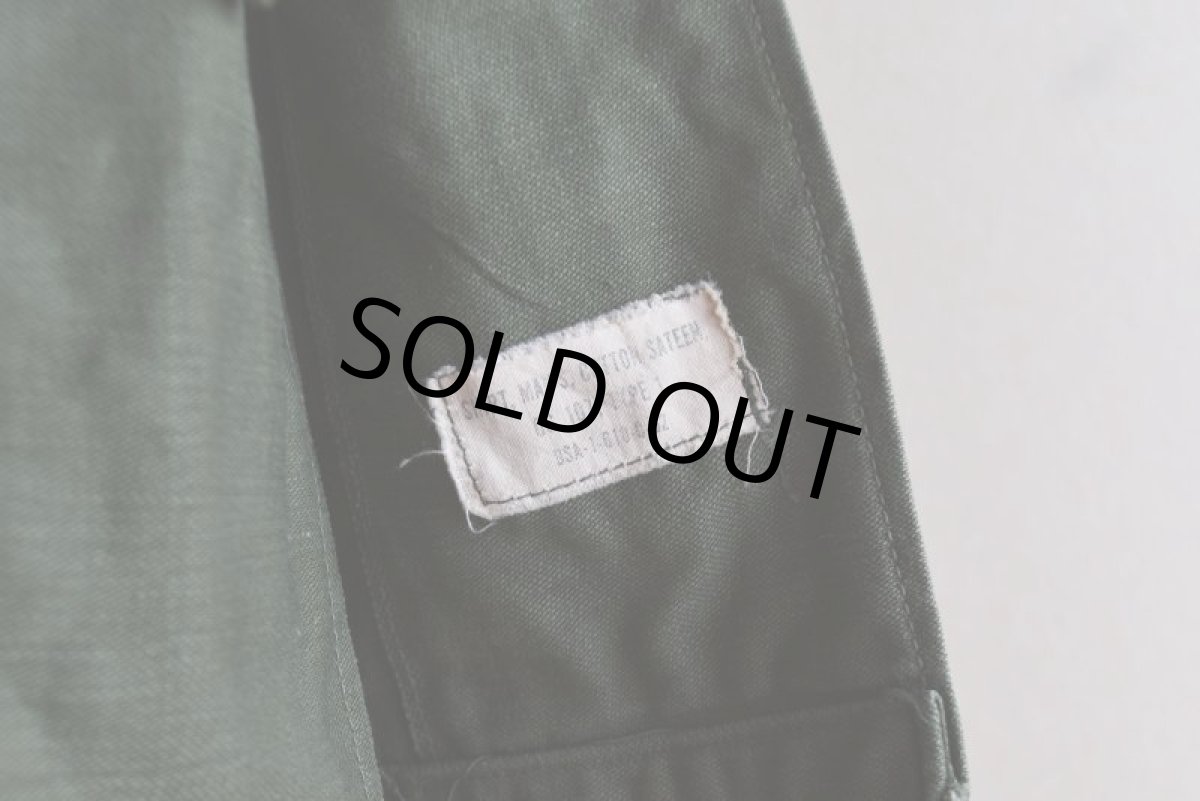 画像6: 1960s US.ARMY OG107 ユーティリティシャツ　 "1st後期"　 表記MEDIUM  (6)