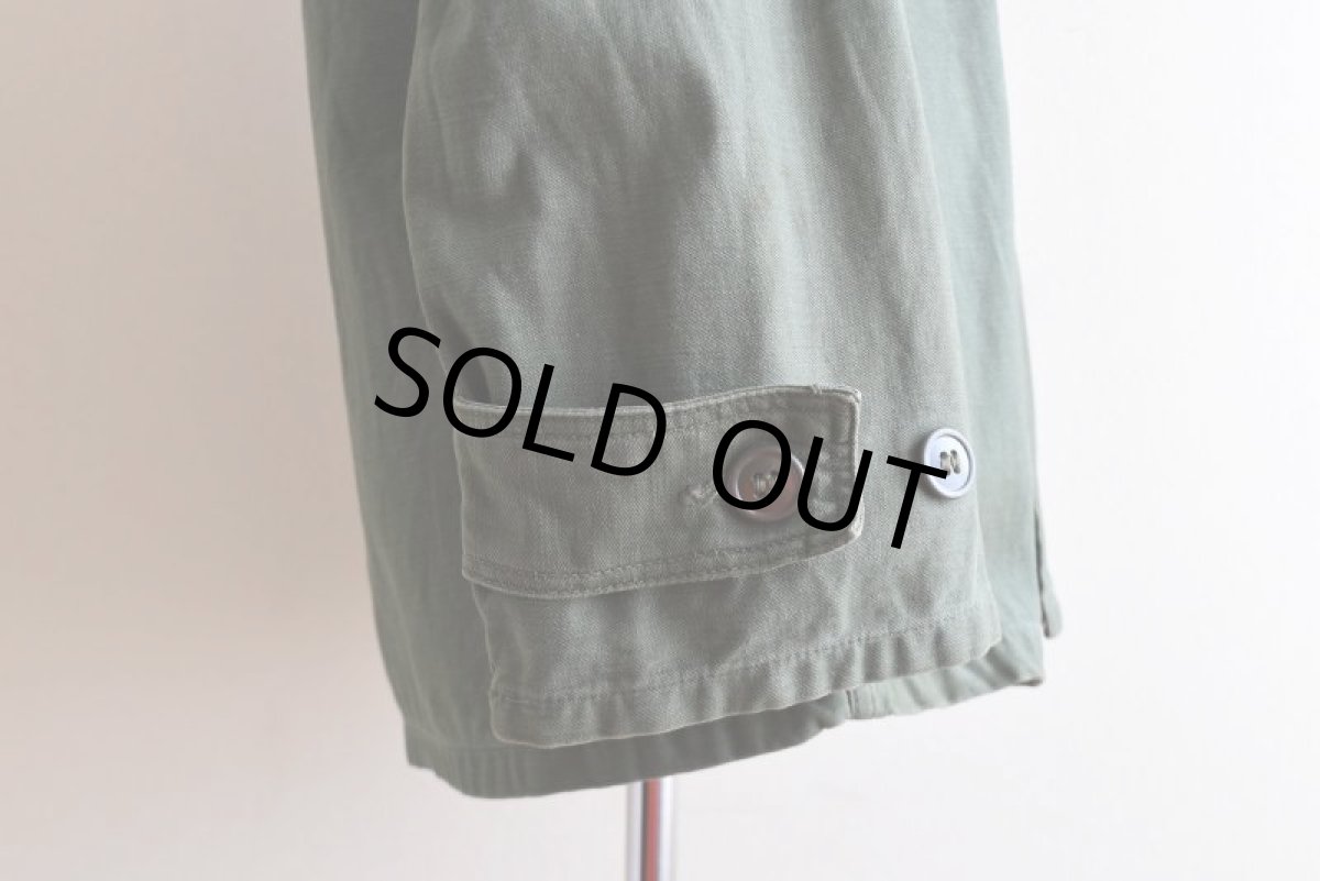 画像13: 1960s US.ARMY OG107 ユーティリティシャツ　 "2nd"　 表記14 1/2×32  (13)