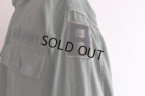 画像13: 1960s US.ARMY OG107 ユーティリティシャツ　 "1st後期"　 表記MEDIUM 