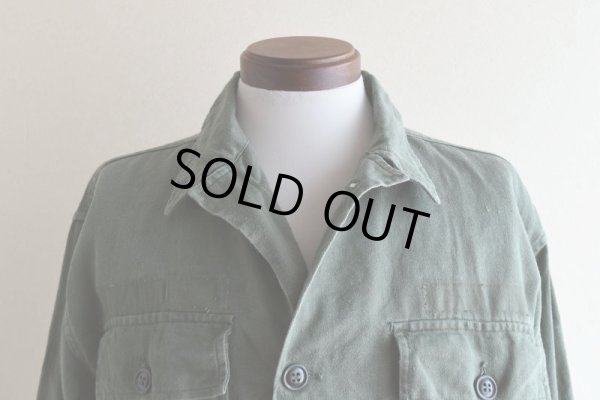 画像9: 1960s US.ARMY OG107 ユーティリティシャツ　 "1st後期"　 表記MEDIUM 