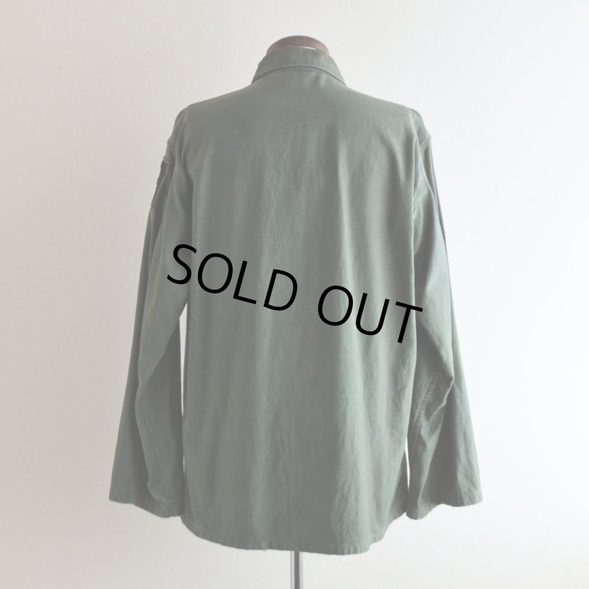 画像3: 1960s US.ARMY OG107 ユーティリティシャツ　 "1st後期"　 表記MEDIUM  (3)