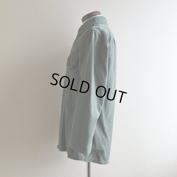 画像4: 1960s US.ARMY OG107 ユーティリティシャツ　 "3rd"　 表記14 1/2×31 