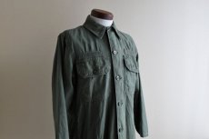 画像7: 1960s US.ARMY OG107 ユーティリティシャツ　 "3rd"　 表記14 1/2×31  (7)