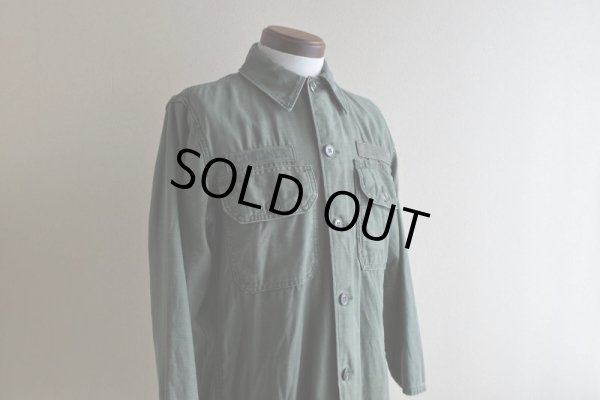 画像7: 1960s US.ARMY OG107 ユーティリティシャツ　 "3rd"　 表記14 1/2×31 