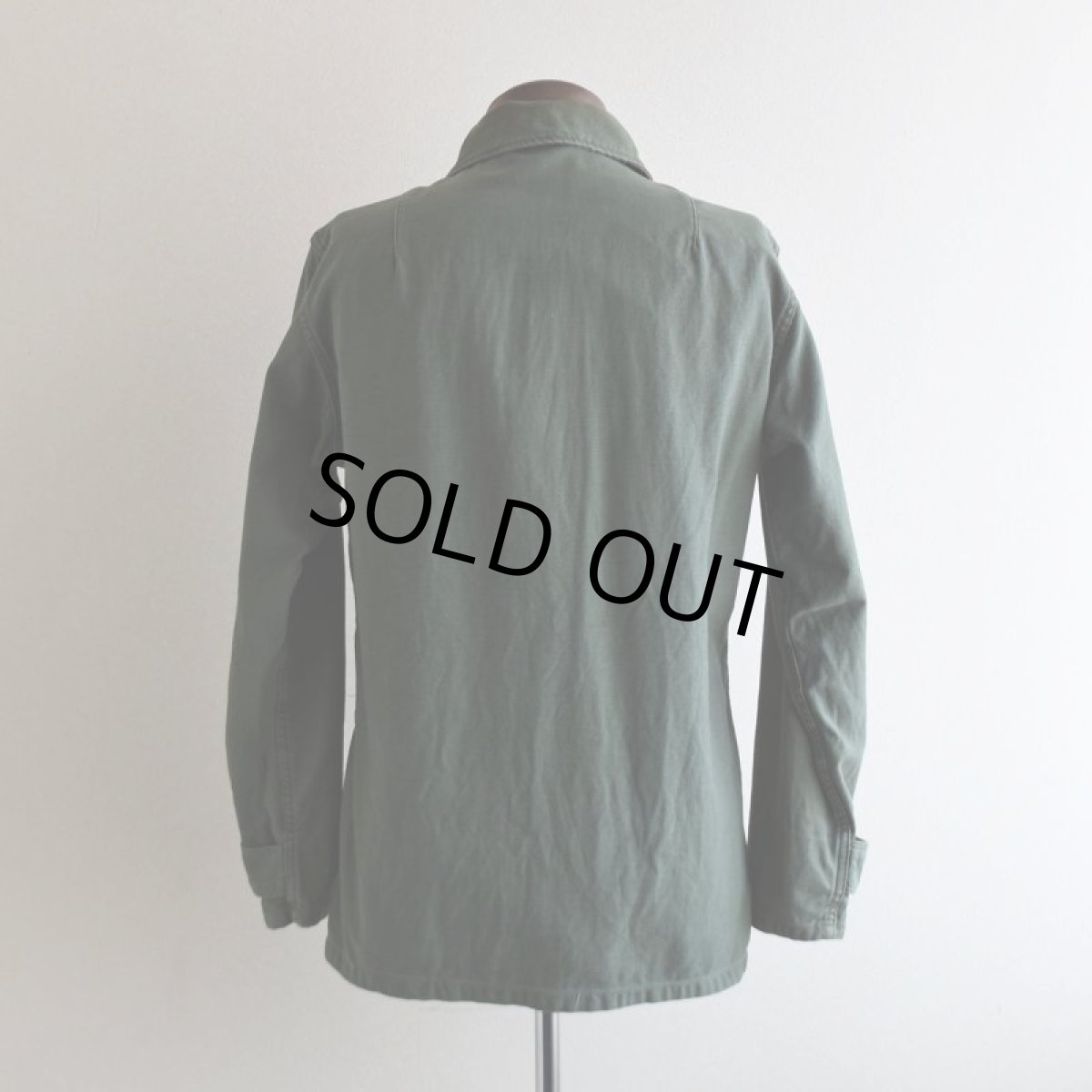 画像3: 1960s US.ARMY OG107 ユーティリティシャツ　 "2nd"　 表記14 1/2×32  (3)