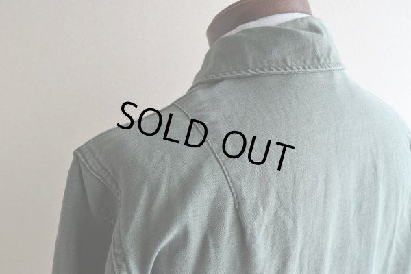 画像16: 1960s US.ARMY OG107 ユーティリティシャツ　 "3rd"　 表記14 1/2×31 