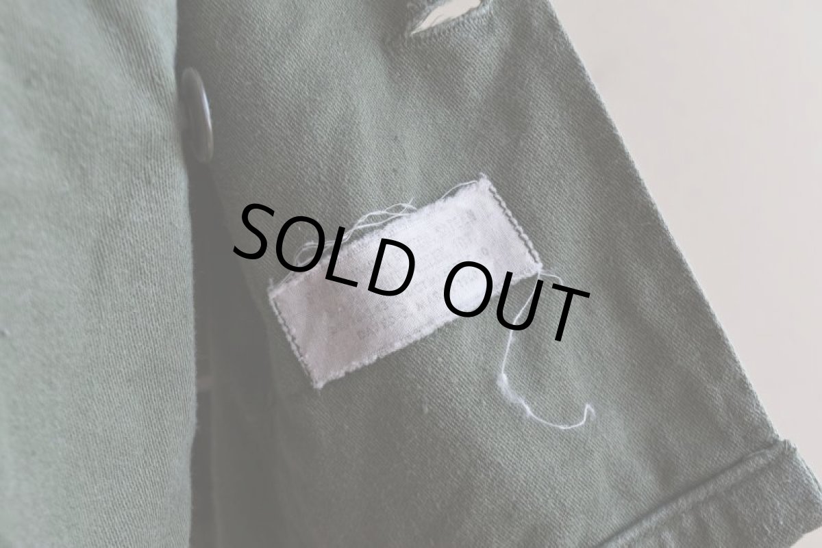 画像6: 1960s US.ARMY OG107 ユーティリティシャツ　 "1st後期"　 表記MEDIUM  (6)