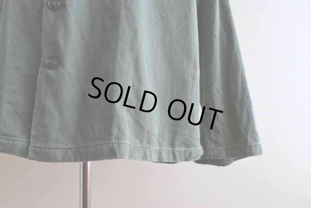 画像13: 1960s US.ARMY OG107 ユーティリティシャツ　 "1st後期"　 表記MEDIUM  (13)