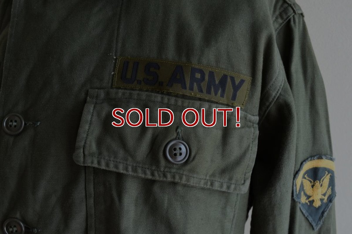 画像12: 1960s US.ARMY OG107 ユーティリティシャツ　 "1st後期"　 実寸ML  (12)