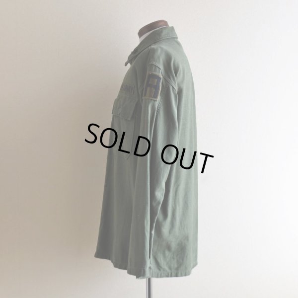 画像4: 1960s US.ARMY OG107 ユーティリティシャツ　 "1st後期"　 表記MEDIUM 