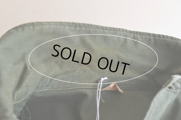 画像16: 1960s US.ARMY OG107 ユーティリティシャツ  "2nd"  表記14 1/2×32