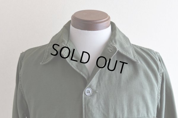 画像9: 1960s US.ARMY OG107 ユーティリティシャツ  "2nd"  表記14 1/2×32