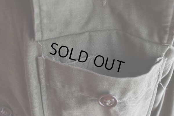 画像12: 1960s US.ARMY OG107 ユーティリティシャツ　 "1st後期"　 表記MEDIUM 