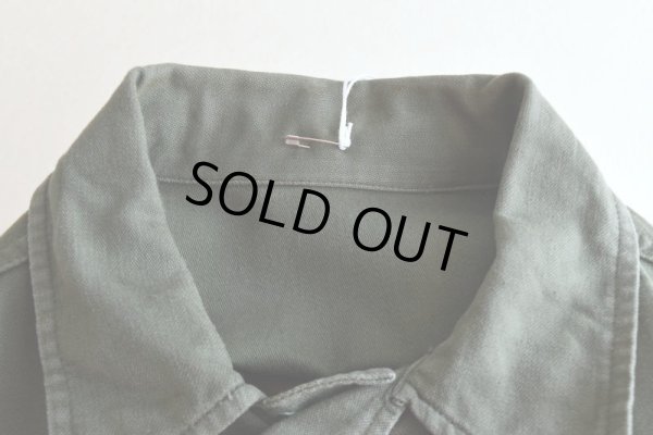 画像5: 1960s US.ARMY OG107 ユーティリティシャツ　 "1st後期"　 実寸ML 