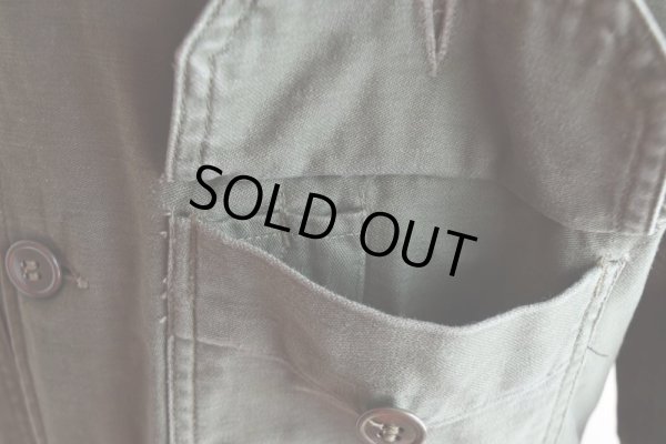 画像11: 1960s US.ARMY OG107 ユーティリティシャツ  "2nd"  表記14 1/2×32