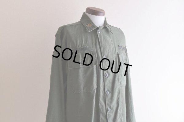 画像7: 1960s US.ARMY OG107 ユーティリティシャツ　 "1st後期"　 表記MEDIUM 