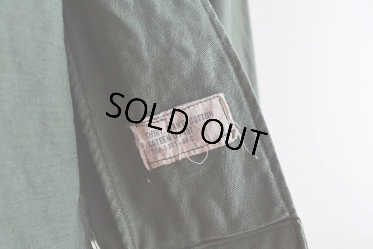 画像6: 1960s US.ARMY OG107 ユーティリティシャツ　 "2nd"　 表記14 1/2×32  (6)