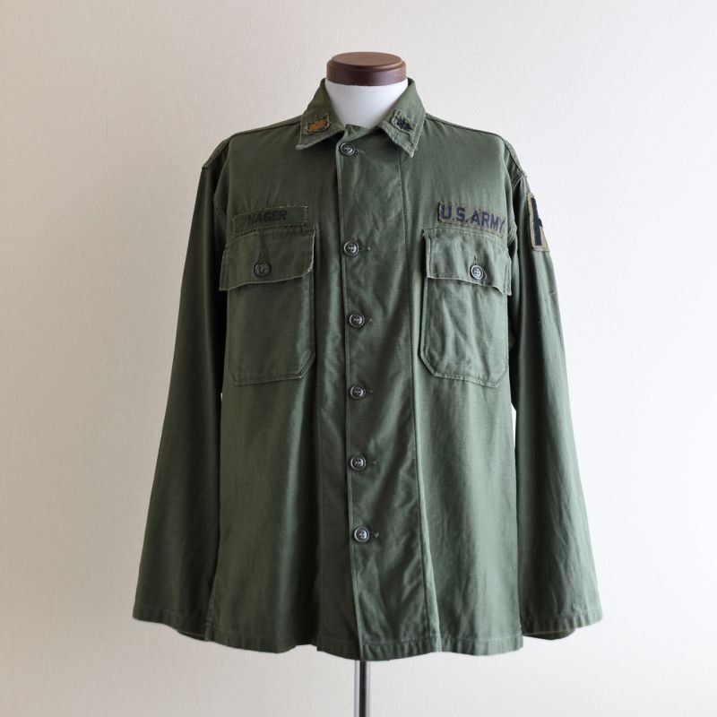 1960s US.ARMY OG107 ユーティリティシャツ 