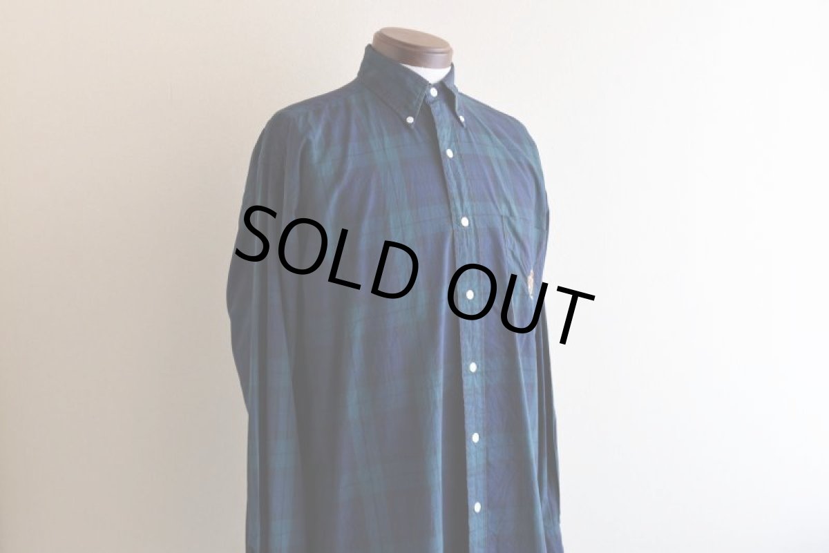 画像5: RalphLauren ボタンダウンシャツ　 "BLACK WATCH TARTAN"　 表記S  (5)