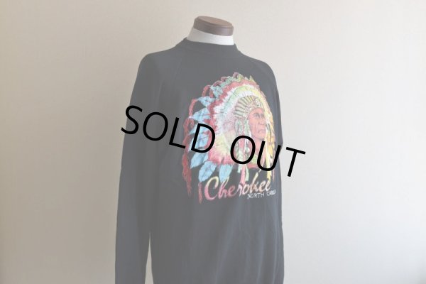 画像7: 1980s CHEROKEE インディアンフェイススウェット　 "MADE IN USA"　 表記XL 