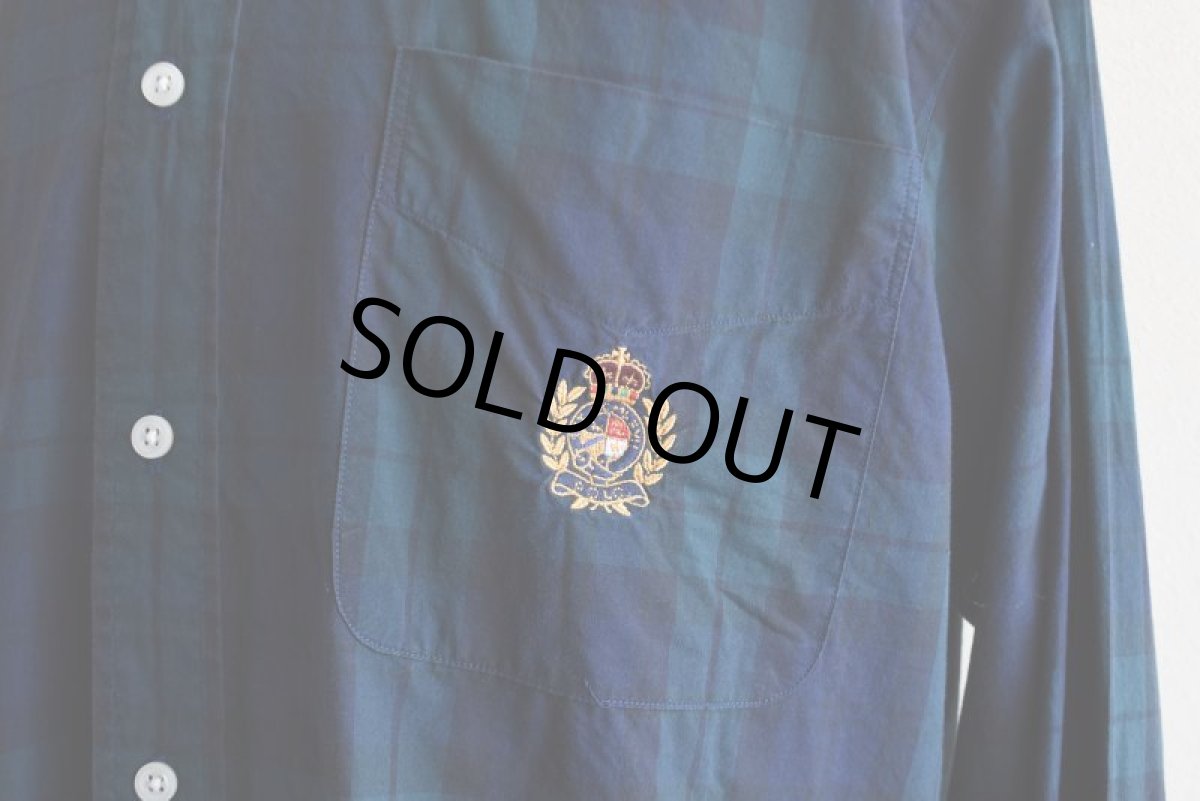 画像8: RalphLauren ボタンダウンシャツ　 "BLACK WATCH TARTAN"　 表記S  (8)