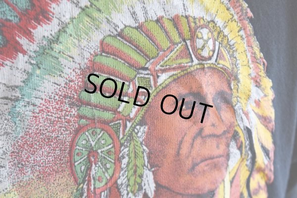 画像10: 1980s CHEROKEE インディアンフェイススウェット　 "MADE IN USA"　 表記XL 