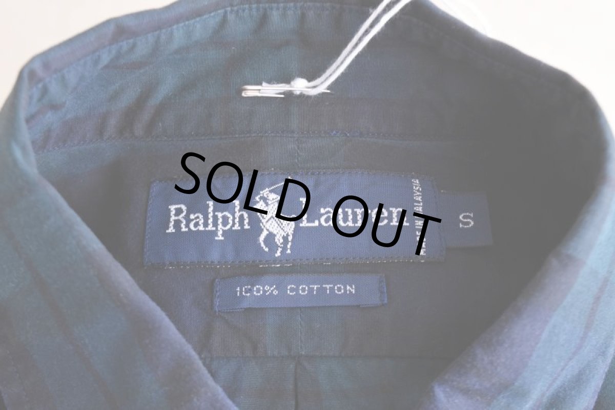 画像6: RalphLauren ボタンダウンシャツ　 "BLACK WATCH TARTAN"　 表記S  (6)