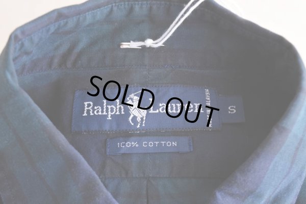 画像6: RalphLauren ボタンダウンシャツ　 "BLACK WATCH TARTAN"　 表記S 