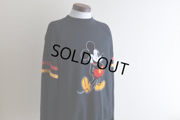 画像7: 1980s Mickey Mouse フロッキースウェット  "MADE IN USA"  表記XL