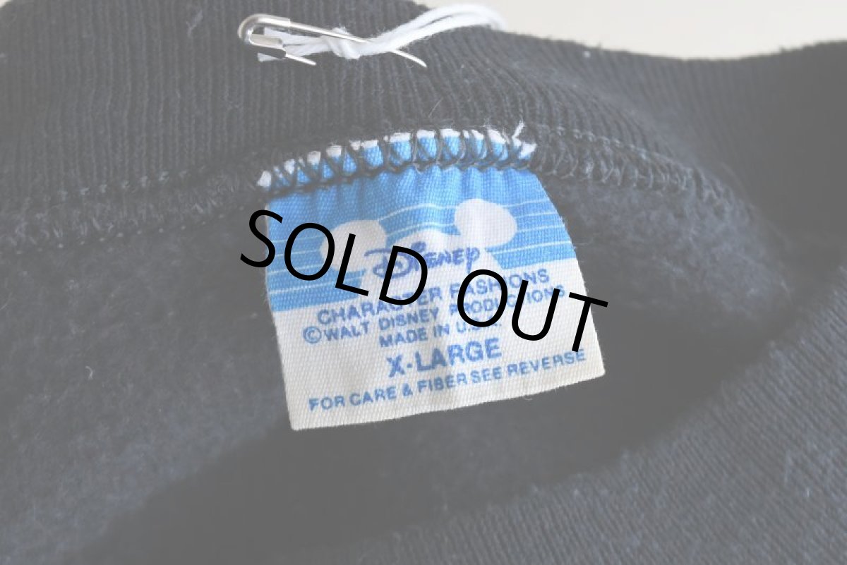 画像5: 1980s Mickey Mouse フロッキースウェット　 "MADE IN USA"　 表記XL  (5)