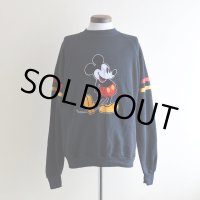 1980s Mickey Mouse フロッキースウェット　 "MADE IN USA"　 表記XL 