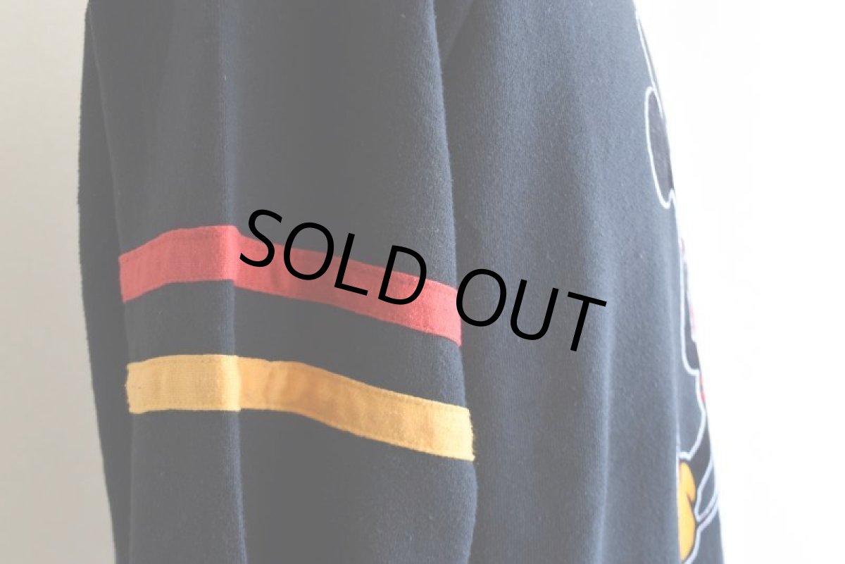 画像11: 1980s Mickey Mouse フロッキースウェット　 "MADE IN USA"　 表記XL  (11)