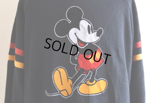 画像9: 1980s Mickey Mouse フロッキースウェット  "MADE IN USA"  表記XL