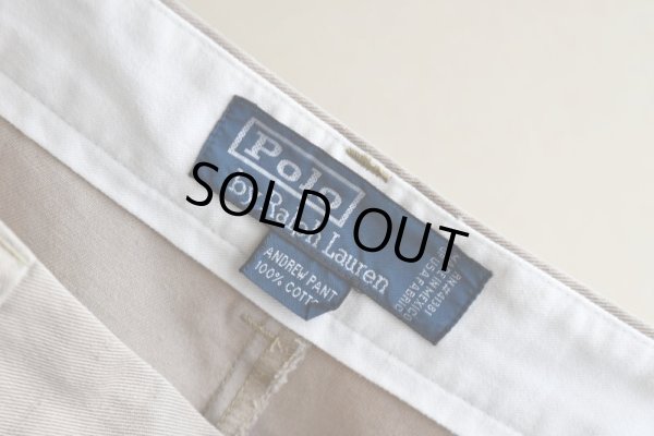 画像4: Polo by RalphLauren ツータックチノトラウザー　 "ANDREW PANT"　 表記W34 L29 