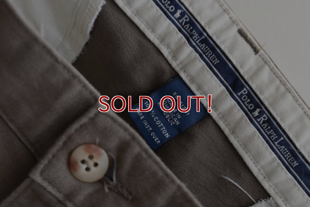 画像4: Polo RalphLauren ツータックチノトラウザー　 "ANDREW PANT"　 表記W33 L32  (4)