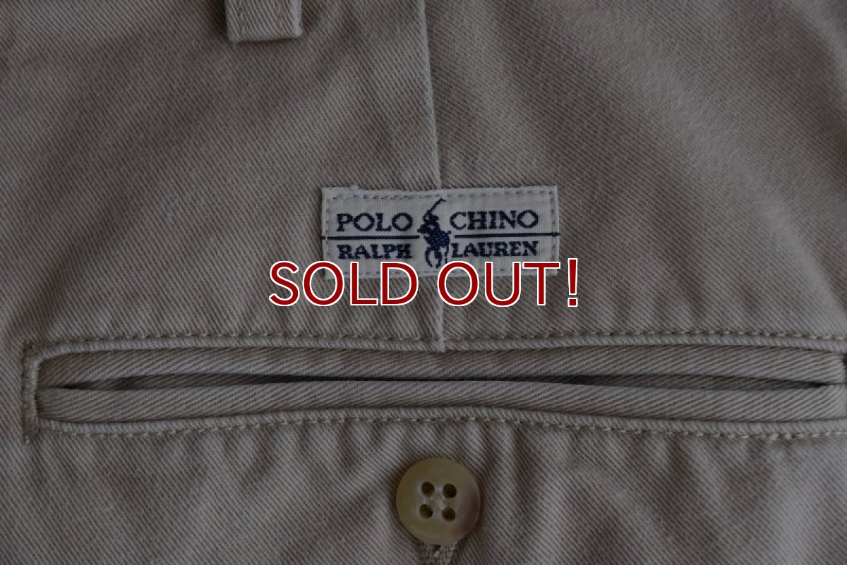 画像9: Polo RalphLauren ツータックチノトラウザー　 "ANDREW PANT"　 表記W34 L30  (9)