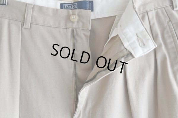 画像7: Polo by RalphLauren ツータックチノトラウザー　 "ANDREW PANT"　 表記W34 L29 