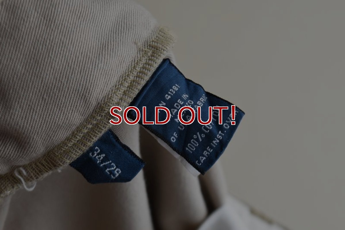 画像5: Polo by RalphLauren ツータックチノトラウザー　 "ANDREW PANT"　 表記W34 L29  (5)