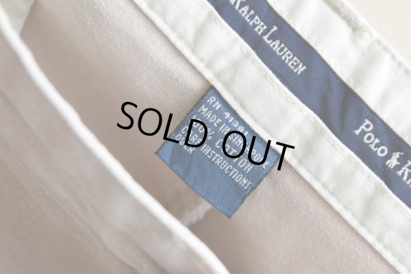 画像4: Polo RalphLauren ツータックチノトラウザー  "ANDREW PANT"  表記W34 L30