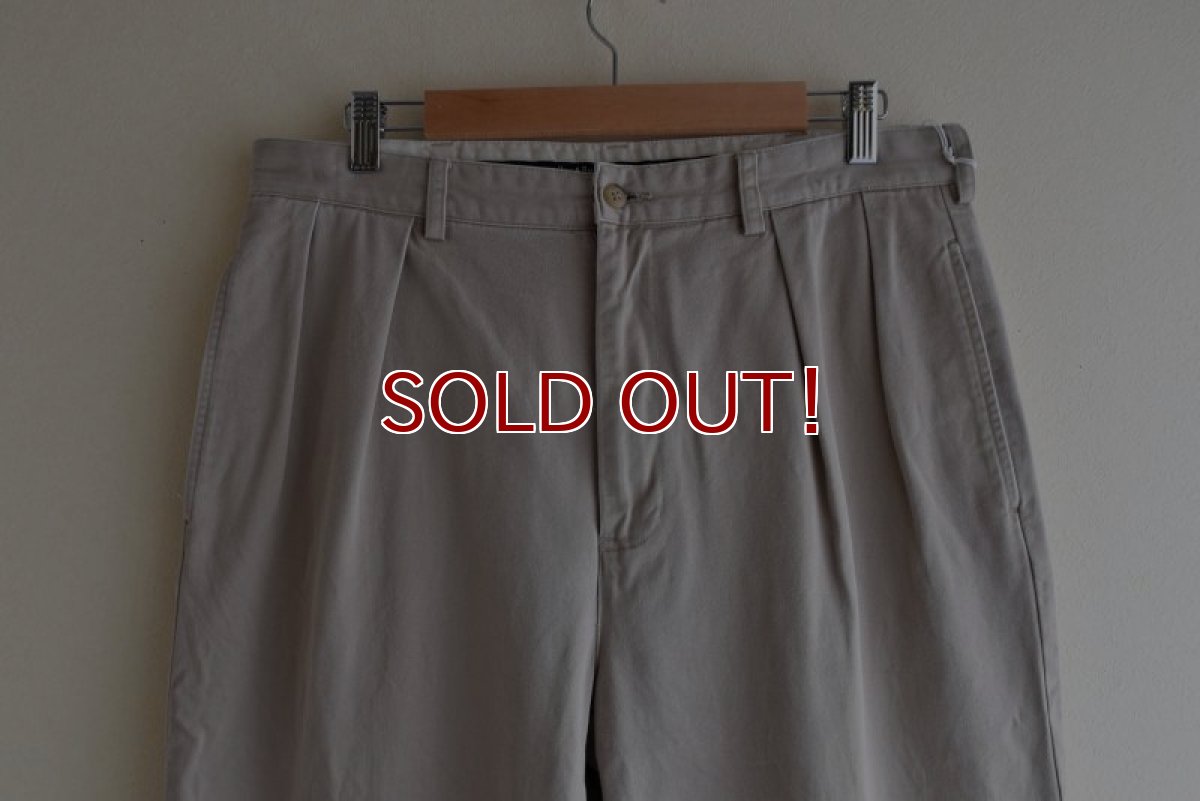 画像6: Polo RalphLauren ツータックチノトラウザー　 "ANDREW PANT"　 表記W34 L30  (6)