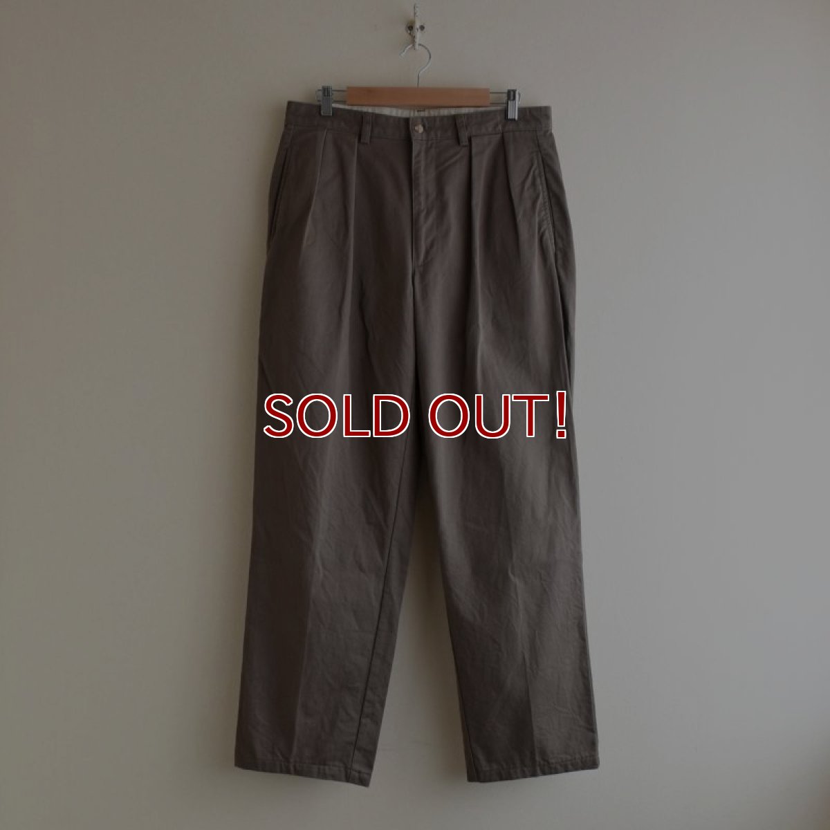 画像1: Polo RalphLauren ツータックチノトラウザー　 "ANDREW PANT"　 表記W33 L32  (1)