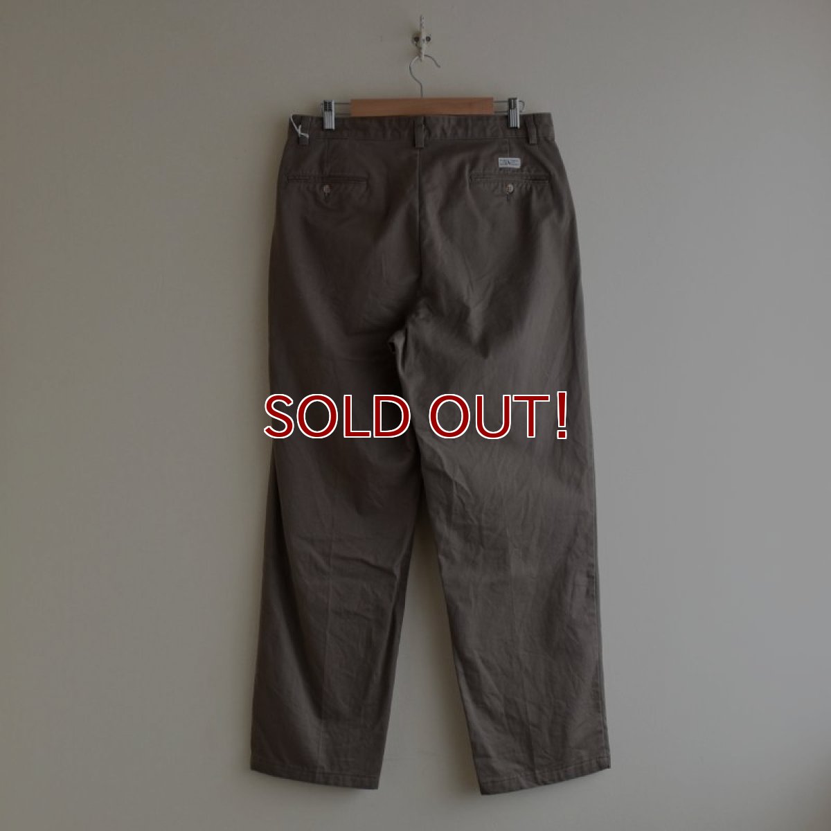画像2: Polo RalphLauren ツータックチノトラウザー　 "ANDREW PANT"　 表記W33 L32  (2)