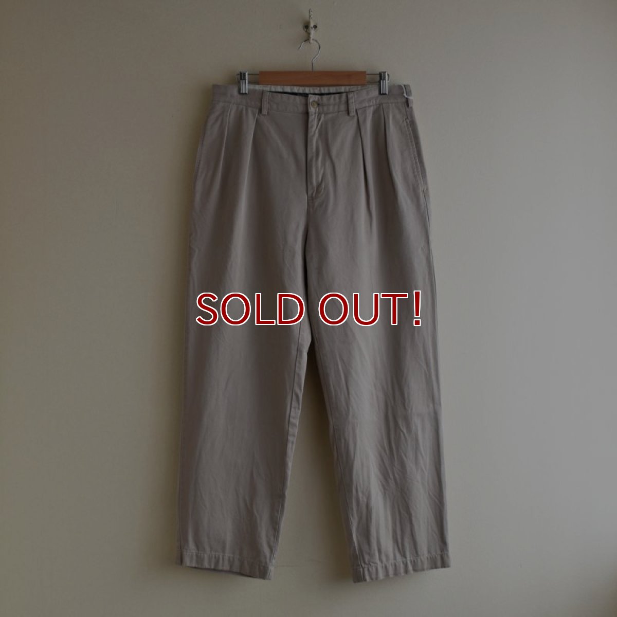 画像1: Polo RalphLauren ツータックチノトラウザー　 "ANDREW PANT"　 表記W34 L30  (1)