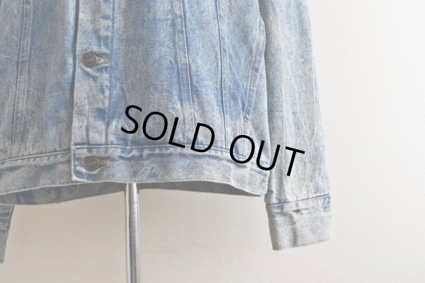 画像10: 1990s ELVIS 監獄ロック ペイントデニムジャケット  表記M((実寸L-XL))